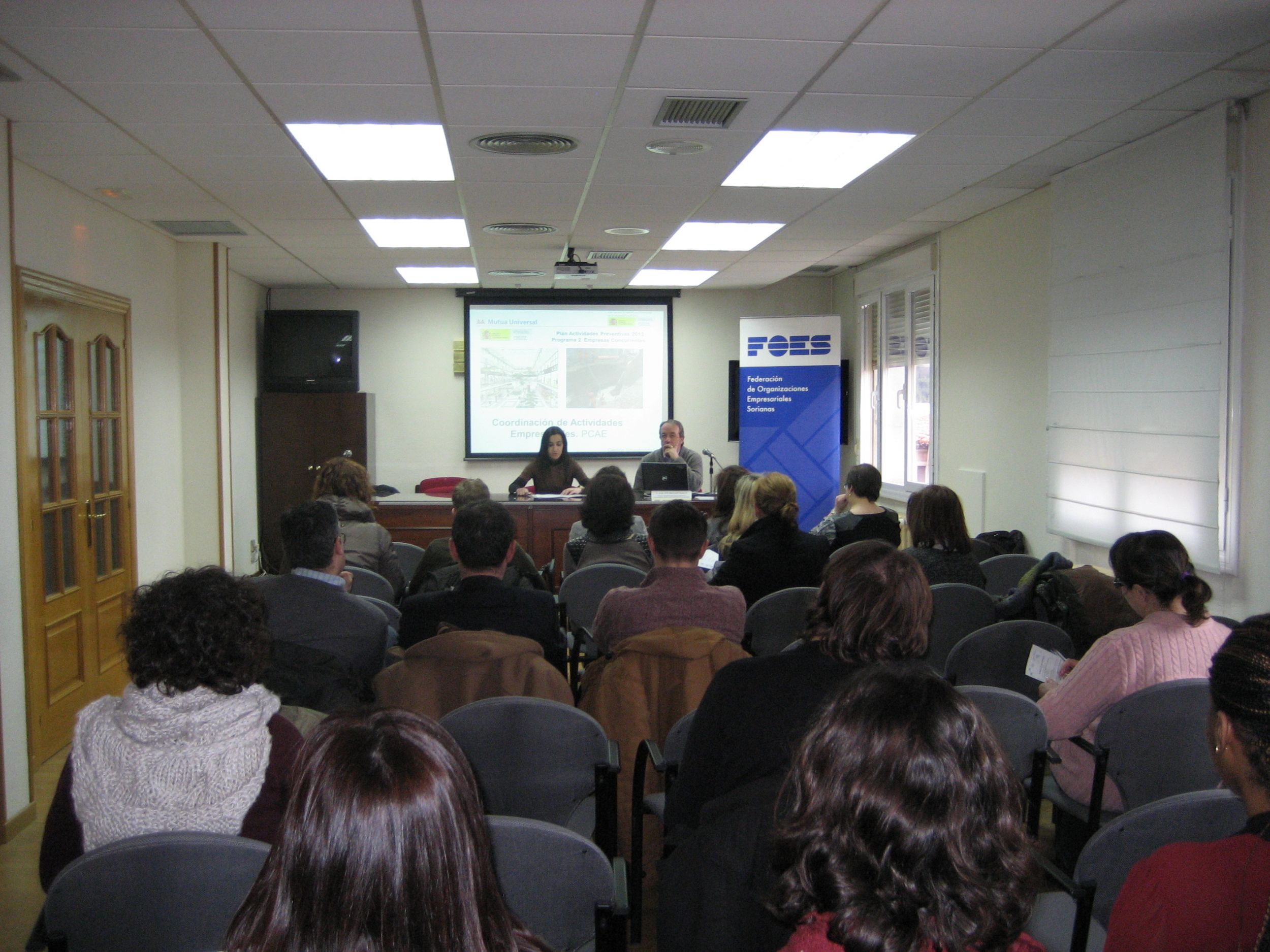 FOES en colaboración con Mutua Universal ha organizado una Jornada para explicar a las empresas sorianas el PCAE